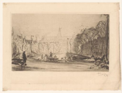 View of the Spaarne and St. Bavo