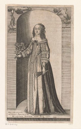Portrait of Clara Augusta von Braunschweig-Wolfenbüttel