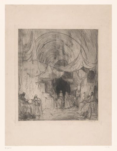 Turkish Bazaar with Stretched Canopies