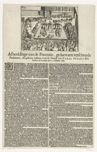 Execution of persons convicted of the death of Charles I, 1660