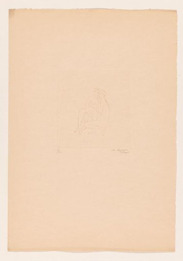 Two Seated Nude Women