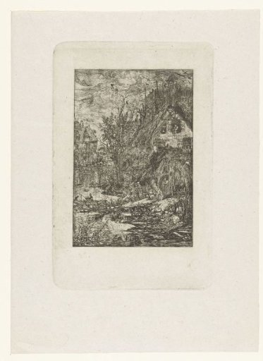 Village View with River