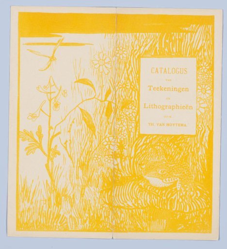 Catalogue Cover with Path and Dragonfly