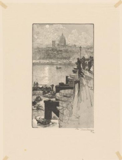 View of the Montagne Sainte-Geneviève in Paris