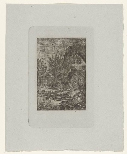 Village View with a River