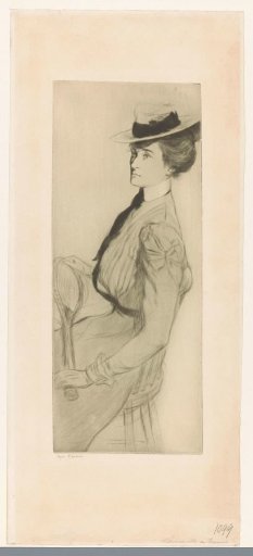 Seated Woman with a Tennis Racket