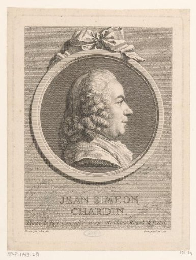 Portrait of Jean Baptiste Siméon Chardin