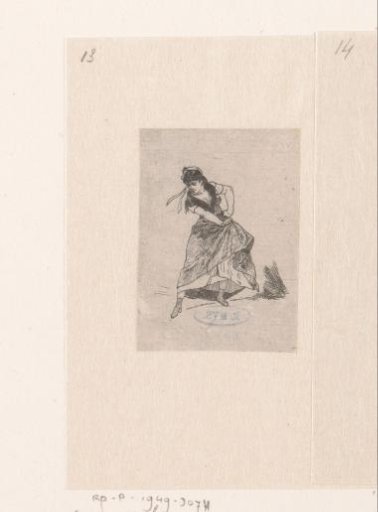 Dancing Woman Waving her Skirt