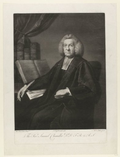 Portrait of Samuel Chandler at a Writing Desk