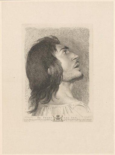 Head of the Prodigal Son, Looking Up