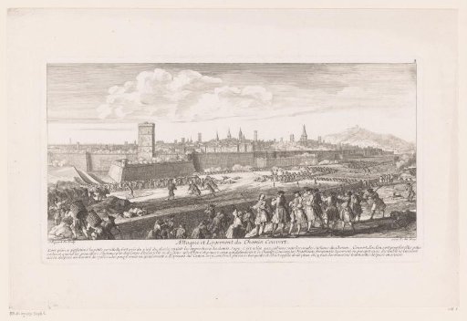 City View with a Siege by Means of Trenches