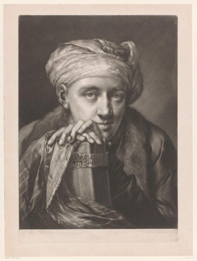 Man with a book and turban