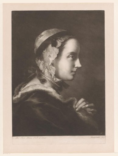 Young woman with a string of pearls