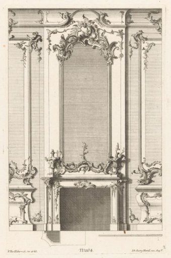 Fireplace with vases