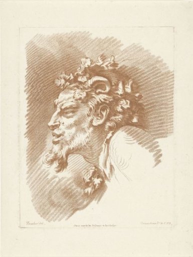 Head of a satyr