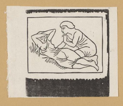 Daphnis beholds the sleeping Chloe
