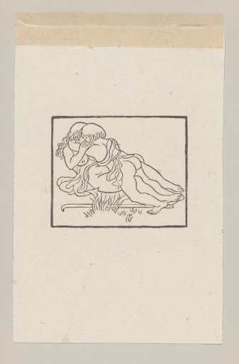 Daphnis and Chloe making love in the field