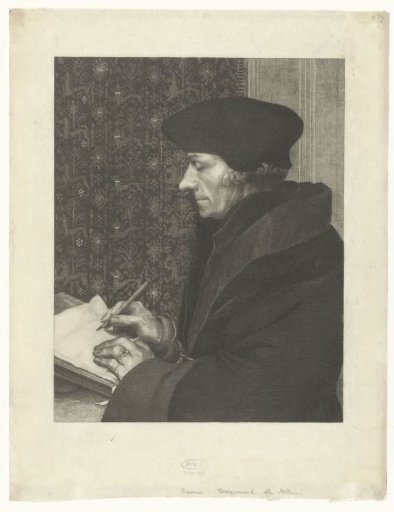 Portrait of Desiderius Erasmus