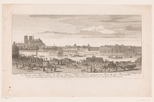 View of Paris from Notre Dame to the Pont de la Tournelle