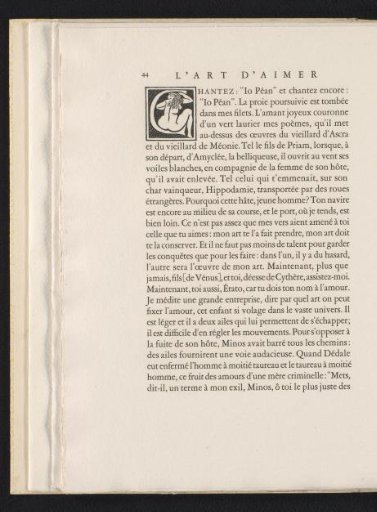 Initial C with a Nude Woman Seen from Behind