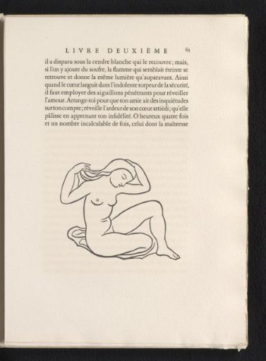 Seated nude woman