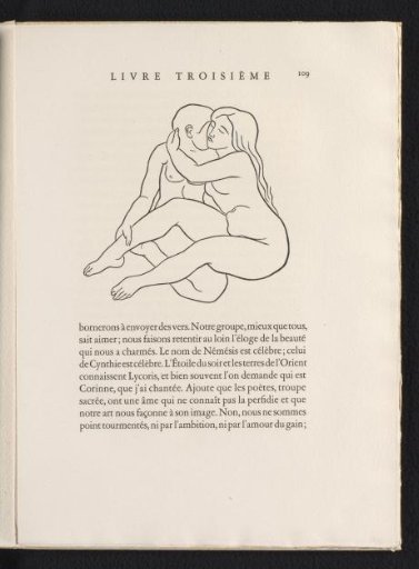 Seated nude couple