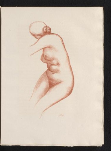 Turning Away Nude Woman