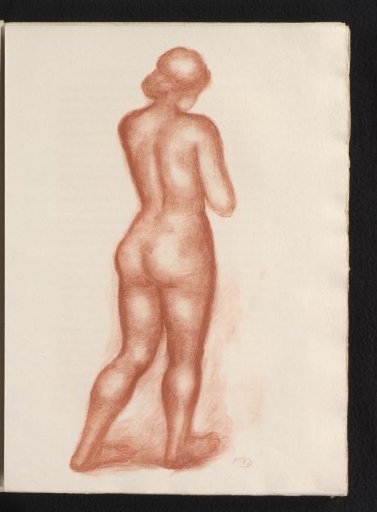 Standing Nude Woman, Seen from Behind