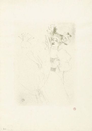 Portrait of actress Marcelle Lender in the opera Chilpéric