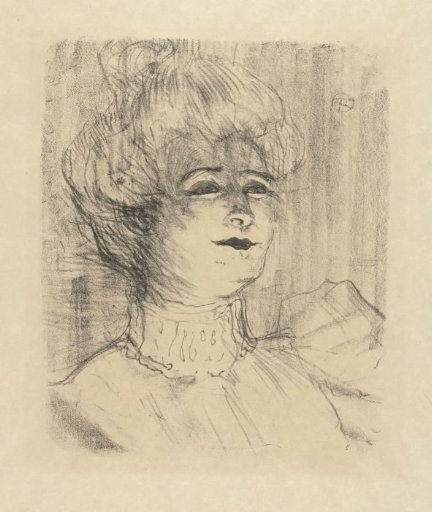 Portrait of actress Marie-Louise Marsy