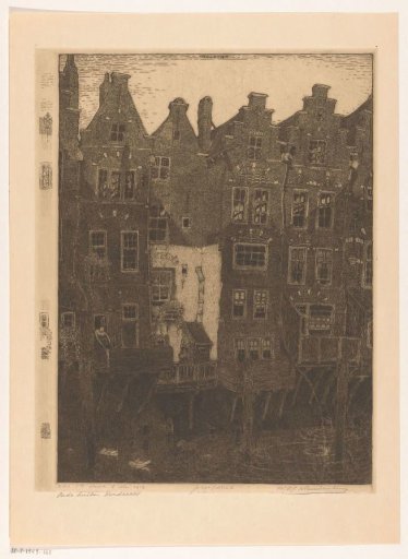 Houses at the Voorstraatshaven in Dordrecht