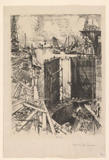 Watchtower, the Gatun Lock