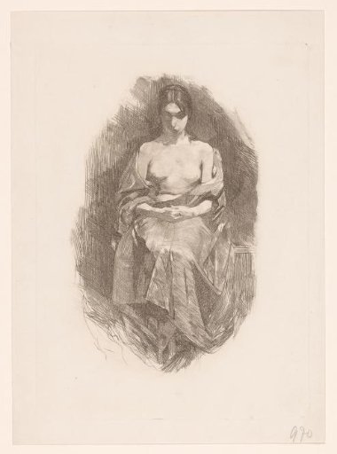 Seated woman