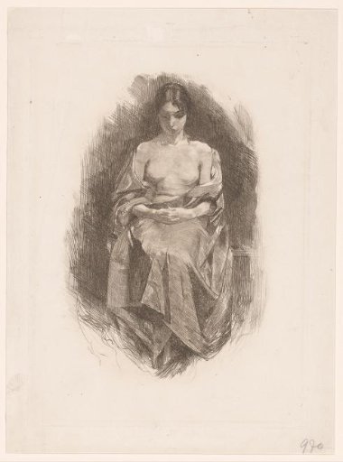 Seated woman