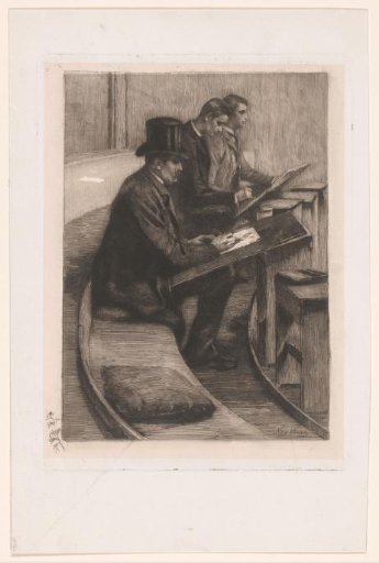 Men drawing