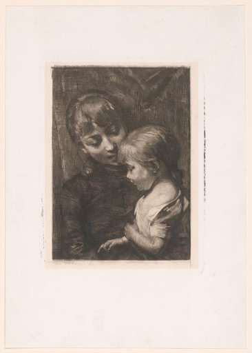 Woman with child