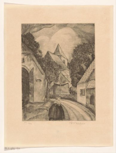 Woman on the Village Road