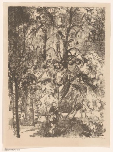 Flowering orchard