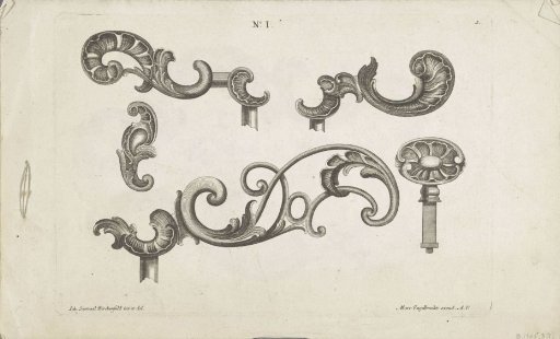 Five Designs for Locks with Rocailles