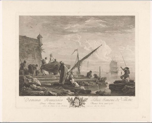 Figures on a Riverbank in the Levant