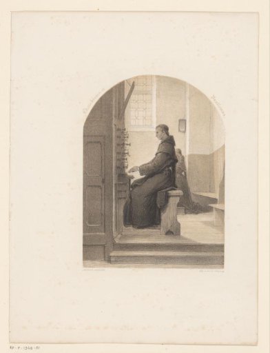 Monk at the Organ