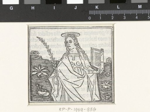Female Saint with Prayer Book and Palm Branch