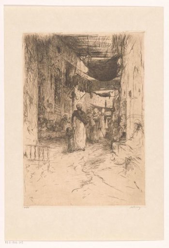Covered street in Cairo