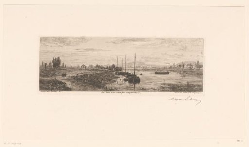 View of the Seine near Argenteuil