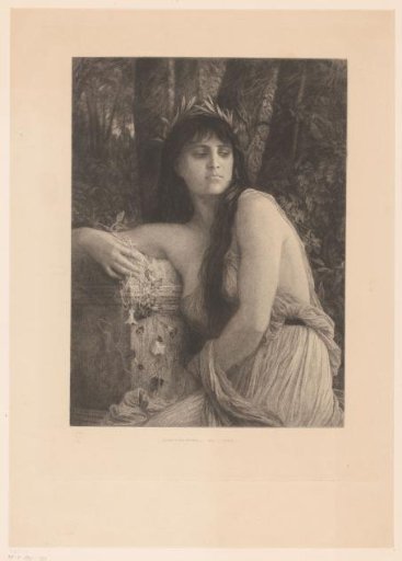 Woman with a Laurel Wreath, Possibly a Muse