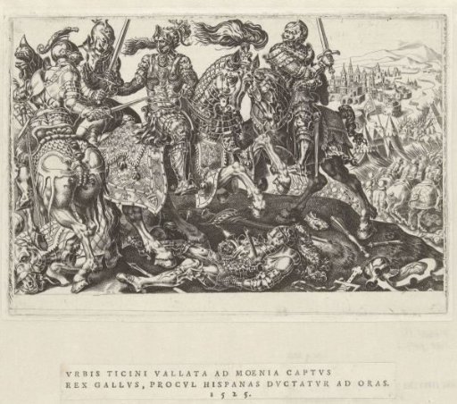 Capture of Francis I during the Battle of Pavia, 1525