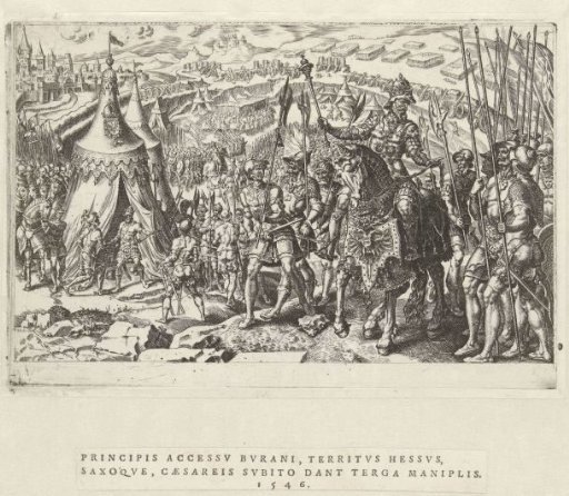 Imperial camp at Ingolstadt, 1546