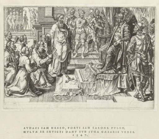 Submission of six German cities, 1547