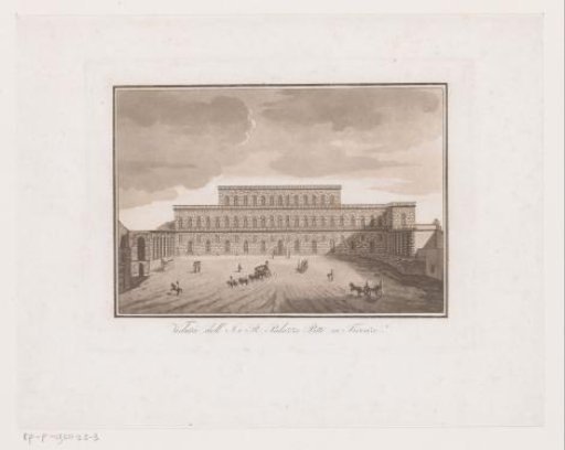 View of the Palazzo Pitti in Florence