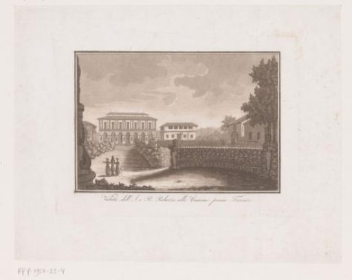 View of the Palazzina Reale delle Cascine near Florence